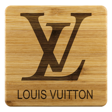 Load image into Gallery viewer, LV Logo Bamboo Coasters
