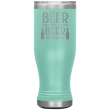 Load image into Gallery viewer, Beer Doesn't Ask Silly Questions, 20oz Boho Tumbler