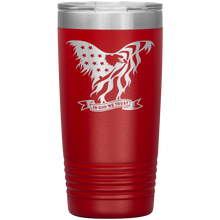 Load image into Gallery viewer, In God We Trust, American Eagle and Flag, 20oz Tumbler