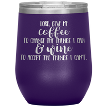 Load image into Gallery viewer, Lord Give Me the Strength To Change, Wine Tumbler