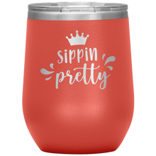 Load image into Gallery viewer, Sippin Pretty, Wine Tumbler