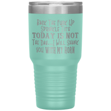 Load image into Gallery viewer, Back the Fuck Up Sprinkle Tits, 30oz Tumbler