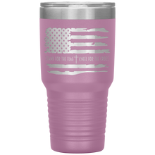 Load image into Gallery viewer, Stand for the Flag Kneel for the Cross, 30oz Tumbler