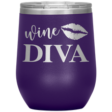 Load image into Gallery viewer, Wine Diva, Wine Tumbler