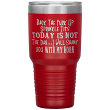 Load image into Gallery viewer, Back the Fuck Up Sprinkle Tits, 30oz Tumbler