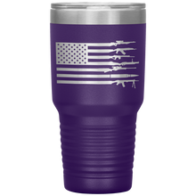 Load image into Gallery viewer, American Flag Gun, 30 oz Tumbler
