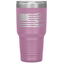 Load image into Gallery viewer, American Flag Gun, 30 oz Tumbler