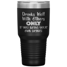 Load image into Gallery viewer, Drinks Well With Others, 30oz Tumbler