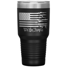 Load image into Gallery viewer, We The People American Flag with Guns, 30oz Tumbler