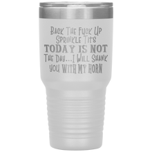 Load image into Gallery viewer, Back the Fuck Up Sprinkle Tits, 30oz Tumbler