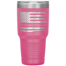 Load image into Gallery viewer, Stand for the Flag Kneel for the Cross, 30oz Tumbler