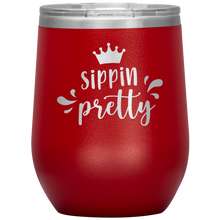 Load image into Gallery viewer, Sippin Pretty, Wine Tumbler