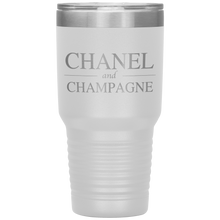 Load image into Gallery viewer, Chanel and Champagne, 30oz Tumbler