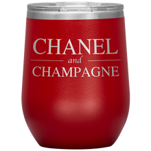 Load image into Gallery viewer, Chanel and Champagne Wine Tumbler