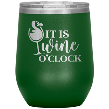 Load image into Gallery viewer, It's Wine O'Clock, Wine Tumbler