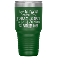 Load image into Gallery viewer, Back the Fuck Up Sprinkle Tits, 30oz Tumbler