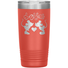 Load image into Gallery viewer, Mickey and Minnie Love, 20oz Tumbler