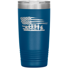 Load image into Gallery viewer, American Flag and Soldiers, 20oz Tumbler