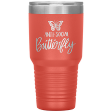 Load image into Gallery viewer, Anti-Social Butterfly, 30oz Tumbler