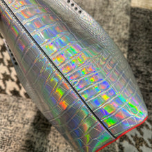 Load image into Gallery viewer, CL Iridescent Silver Tote
