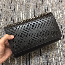 Load image into Gallery viewer, Black Studded Louboutin Crossbody
