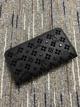 Load image into Gallery viewer, Black Leather Studded Louboutin Wallet
