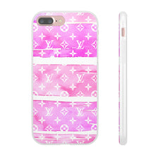 Load image into Gallery viewer, Inspired Pink Watercolor Flexi Phone Case

