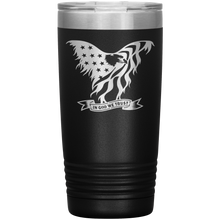 Load image into Gallery viewer, In God We Trust, American Eagle and Flag, 20oz Tumbler
