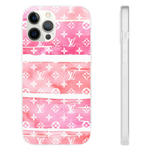 Load image into Gallery viewer, Inspired Red Watercolor Flexi Phone Case
