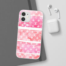 Load image into Gallery viewer, Inspired Red Watercolor Flexi Phone Case
