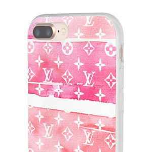 Inspired Red Watercolor Flexi Phone Case