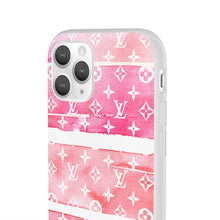 Load image into Gallery viewer, Inspired Red Watercolor Flexi Phone Case
