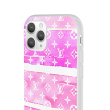 Load image into Gallery viewer, Inspired Pink Watercolor Flexi Phone Case
