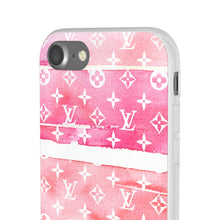 Load image into Gallery viewer, Inspired Red Watercolor Flexi Phone Case

