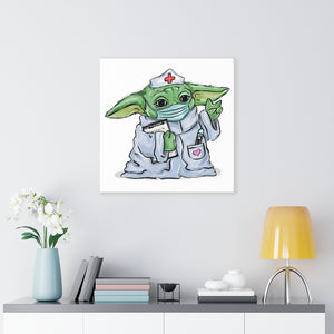 Copy of Cool Llama, Canvas Wrap
