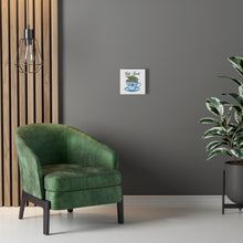 Load image into Gallery viewer, But First Coffee Green Baby, Canvas Wrap
