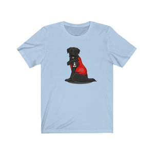 Black Lab I Love Mom Tattoo Dog Unisex Tee