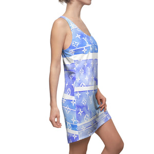 Inspired Blue Watercolor Dress