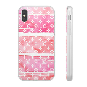Inspired Red Watercolor Flexi Phone Case