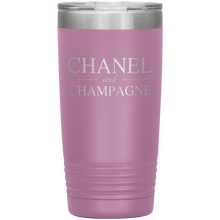 Load image into Gallery viewer, Chanel and Champagne, 20oz Tumbler
