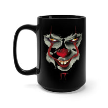 Load image into Gallery viewer, Scary Clown Horror Movie Mug, Black Coffee Mug

