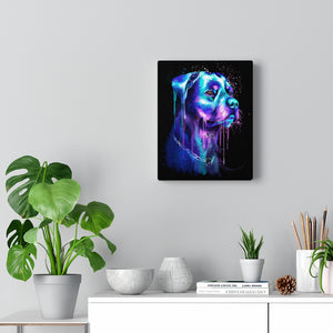Rottweiler Watercolor, Canvas Wrap