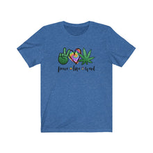 Load image into Gallery viewer, Peace Love and Weed, Unisex Tee
