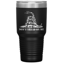 Load image into Gallery viewer, Don&#39;t Tread on Me Snake Tumbler, 30oz Tumbler
