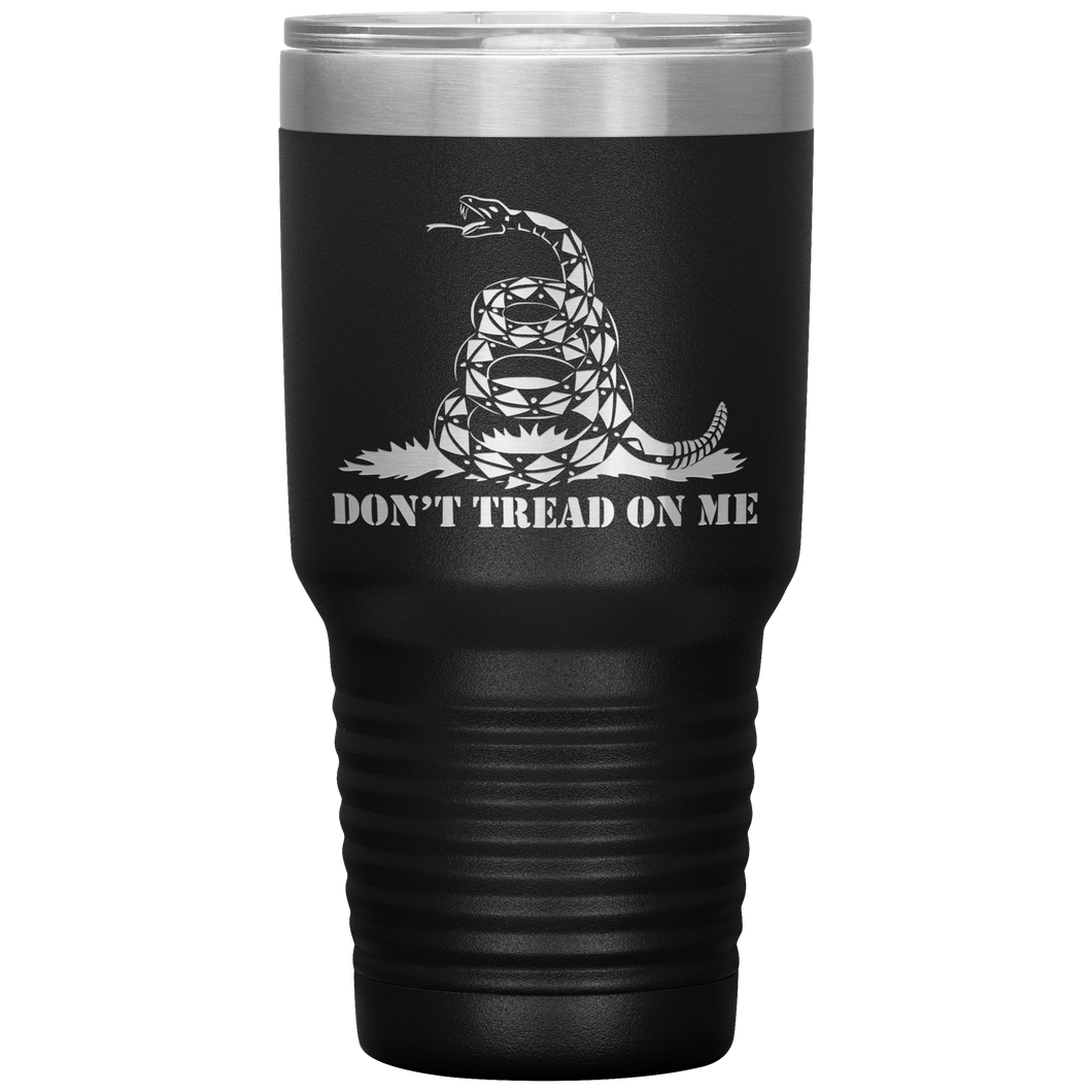 Don't Tread on Me Snake Tumbler, 30oz Tumbler