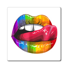 Load image into Gallery viewer, Rainbow Lips Magnet
