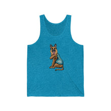 Load image into Gallery viewer, German Shepherd I Love Mom Tattoo, Funny Dog Tank, Unisex Tank
