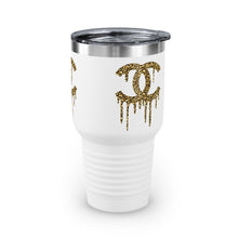 Load image into Gallery viewer, Cheetah Print CC Drip Logo, 30oz Tumbler
