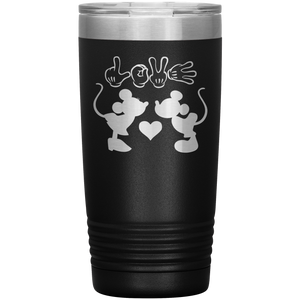 Mickey and Minnie Love, 20oz Tumbler