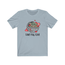 Load image into Gallery viewer, Love You, I Do! Green Baby, Valentine&#39;s Unisex Tee
